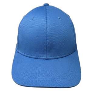 Athletic Works Baseball Cap Blue M Stretch Fit Recycled Polyester Plain Hat